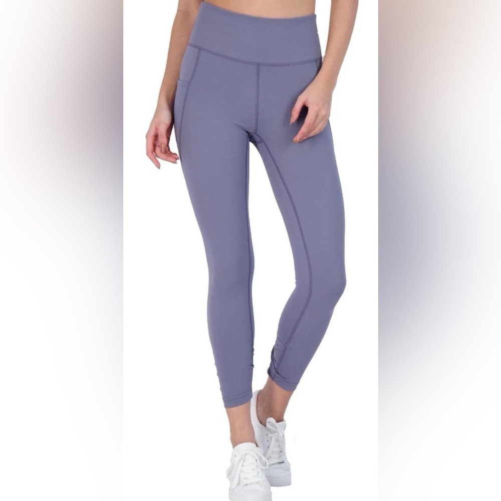Free People Movement Wave Rider Pocket Leggings Women’s Blue Granite Size L